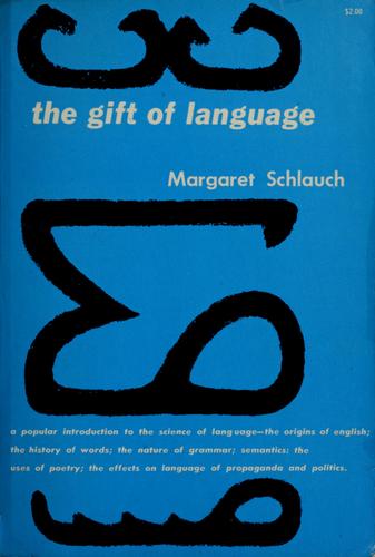 Cover for The gift of language