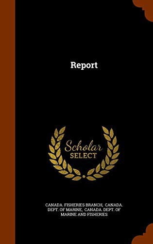 Cover for Report