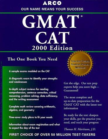 Cover for Arco Everything You Need to Score High on the Gmat Cat 2000