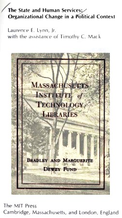 Cover for The state and human services