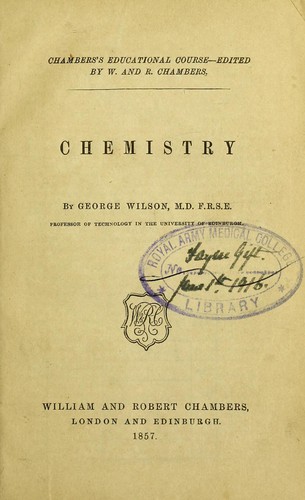 Cover for Chemistry