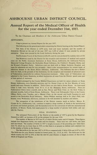 Cover for [Report 1937]