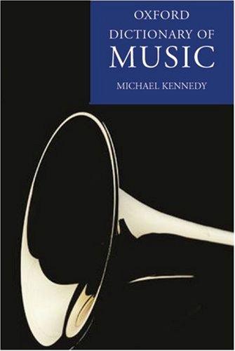 Cover for The Oxford Dictionary of Music