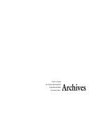 Cover for Archives