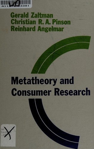Cover for Metatheory and consumer research