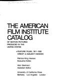 Cover for The American Film Institute film catalog of motion pictures produced in the United States
