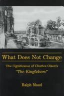 Cover for What Does Not Change