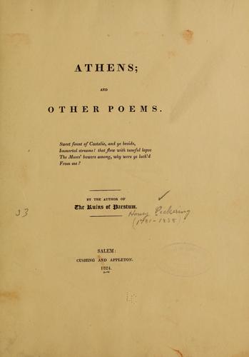 Cover for Athens