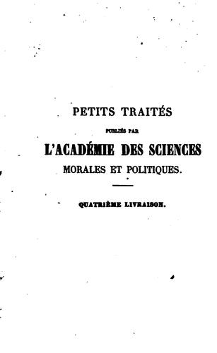 Cover for Bien-être et concorde des classes du peuple français