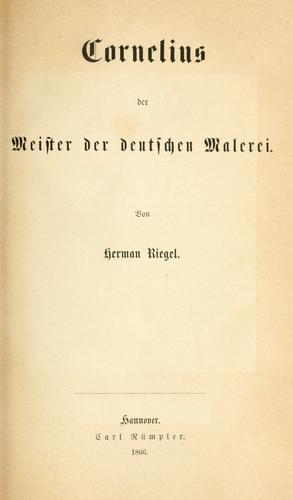 Cover for Cornelius