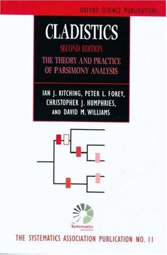 Cover for Cladistics