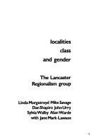 Cover for Localities, class, and gender