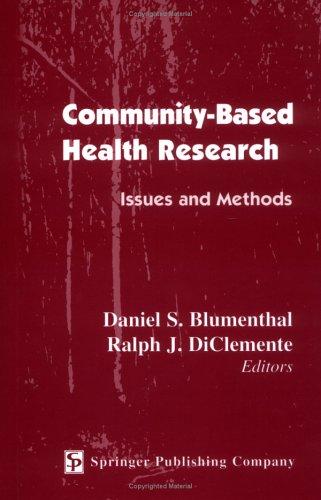 Cover for Community-Based Health Research