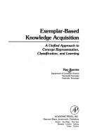 Cover for Exemplar Based Knowledge Acquisition