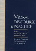 Cover for Moral discourse and practice