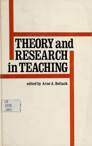 Cover for Theory and research in teaching.