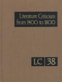 Cover for Literature Criticism from 1400 to 1800