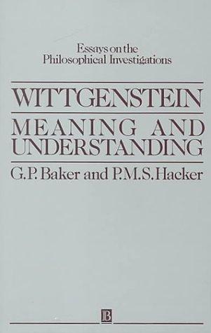Cover for Meaning and Understanding
