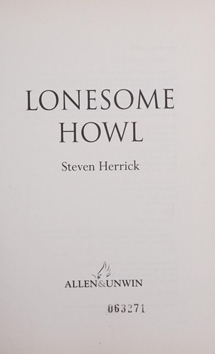 Cover for Lonesome Howl