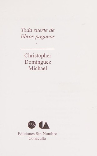 Cover for Toda suerte de libros paganos