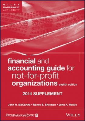 Cover for Financial And Accounting Guide For Notforprofit Organizations Eight Edition