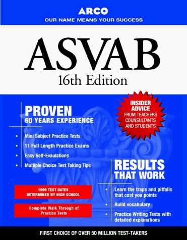 Cover for Arco Everything You Need to Score High on the Asvab (Master the Asvab (Book Only))