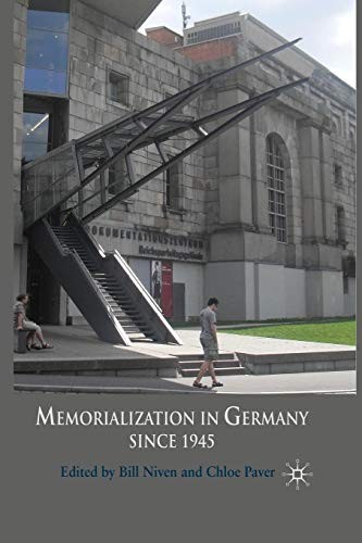 Cover for Memorialization in Germany since 1945