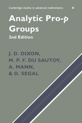 Cover for Analytic pro-p groups
