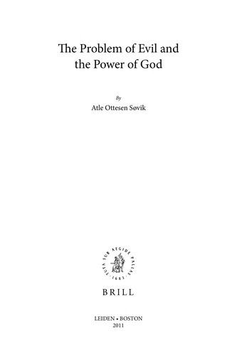 Cover for The problem of evil and the power of God