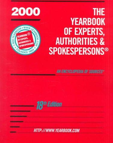 Cover for The Yearbook of Experts, Authorities & Spokesperson, 18th Edition