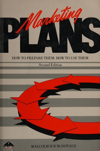 Cover for Marketing plans