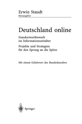 Cover for Deutschland online
