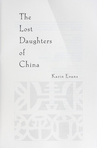 Cover for The lost daughters of China