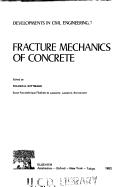 Cover for Fracture mechanics of concrete