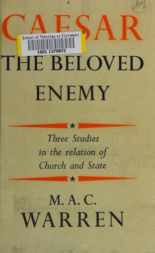 Cover for Caesar, the beloved enemy