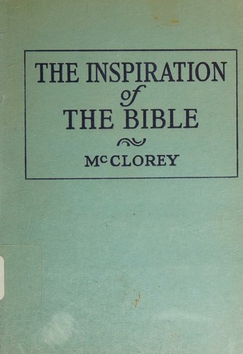 Cover for The inspiration of the Bible