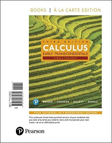 Cover for Single Variable Calculus