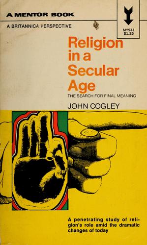 Cover for Religion in a secular age