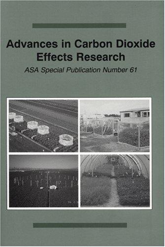 Cover for Advances in carbon dioxide effects research