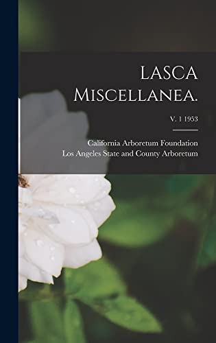 Cover for LASCA Miscellanea.; v. 1 1953
