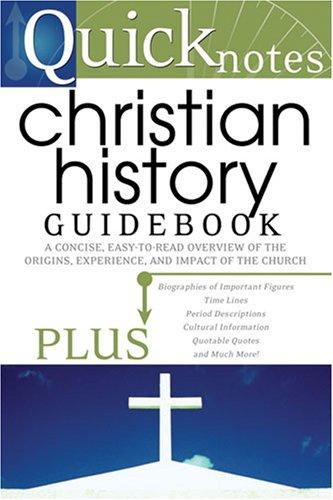 Cover for QUICKNOTES CHRISTIAN HISTORY GUIDEBOOK