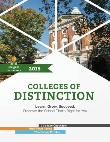 Cover for Colleges of Distinction 2018