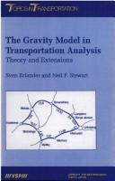Cover for The Gravity Model in Transportation Analysis - Theory And Extensions (Topics in Transportation)