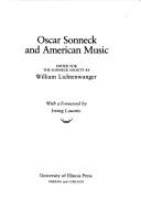 Cover for Oscar Sonneck and American music