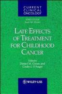 Cover for Late effects of treatment for childhood cancer