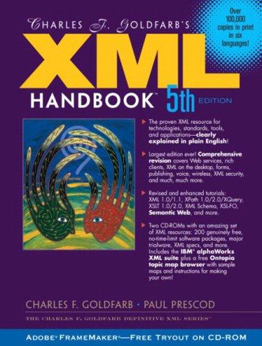 Cover for Charles F. Goldfarb's XML Handbook, Fifth Edition