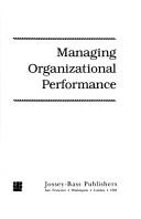 Cover for Managing organizational performance