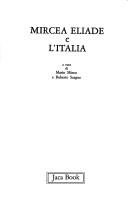 Cover for Mircea Eliade e l'Italia