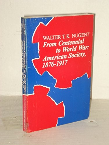 Cover for From centennial to world war