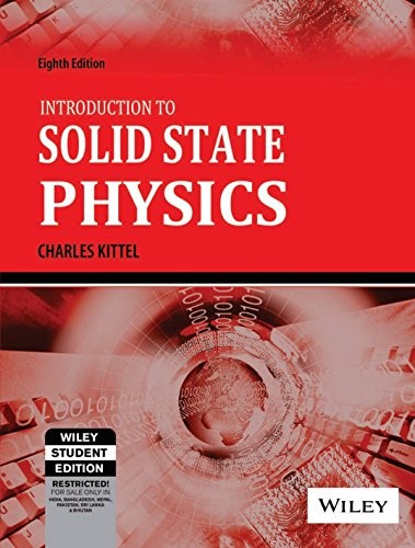 Cover for Introduction to Solid State Physics